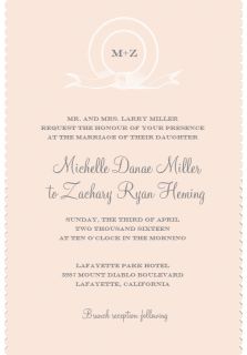 Fancy Wedding Invitations RSVP with Envelopes