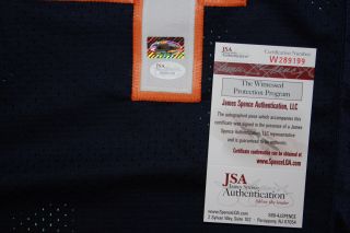 Brian Urlacher Autographed Chicago Bears Custom Jersey   JSA