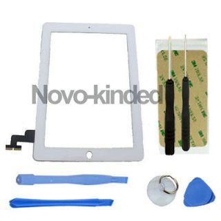   Screen Glass Digitizer Replacement for Apple iPad 2 + Tools HOT SALE