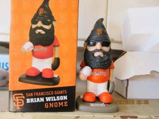 Brian Wilson SGA San Francisco Giants Gnome & Bobblehead Brand New In 