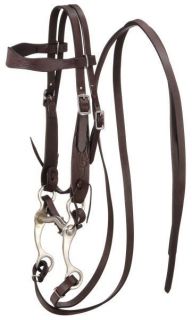   Oil Embossed Leather Pony Bridle with Bit Horse Tack Equine