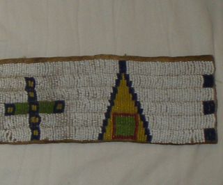 Sioux Brule Blanket Strip, 19th Century antique