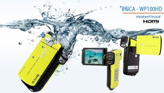 Brica Underwater 1280X720P HD Digital Pocket Camcorder 10MP CCD Camera 