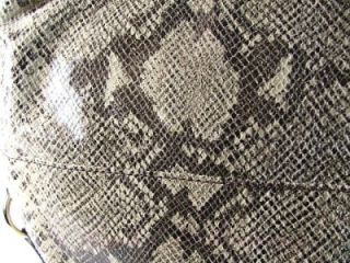 Michael Kors Brimfield Python Leather LRG Shoulder Bag