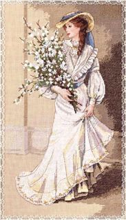 Dimensions Gold Counted Cross Stitch Kit 10x17 Portrait of Elegance 