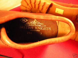 1980s Brownleather British Knights Shoe Sz 7