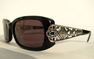 Brighton Lacey Sunglasses Black Silver NWT