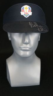   Official Ryder Cup Team US Blue Visor Worn & Signed by Bubba Watson