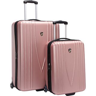 Heys USA Barcelona 2 Piece Hardside Luggage Set   Pink