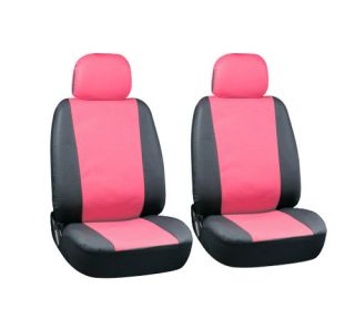   Synthetic Faux Leather Low Back Front Bucket Auto Seat Covers