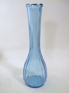  Blue Glass Bud Vase CLG Co