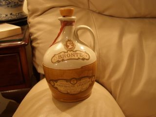 Vintage Bronte Yorkshire Liqueur Brandy Stonware Bottle
