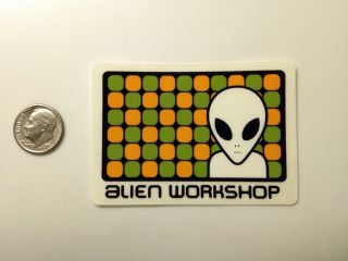 Vtg Alien Workshop Dots Skateboard RARE Decal Old School Skate Sticker 