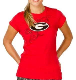 Georgia Bulldogs UGA Womens Short Sleeve T Shirt