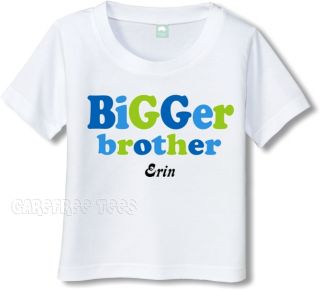 Big and Little Brother Personalized Tshirt w Variations