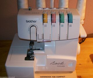  Brother Serger Sewing Machine 1034D