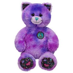 Build A Bear BFF Peace Kitty 16 Limited Edition New Plush Sold Out in 