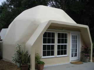 Building Kit Panelized Prefab Eco Cottage Dome Kit Steel and Cement 