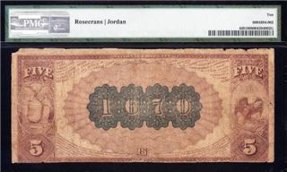 RARE 1882 $5 Ilion NY Brownback National Banknote PMG 10 Free SHIP 