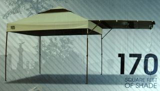 Summit Instant Canopy S170 Oliver / Brown 10 x 10 gazebo plus side 