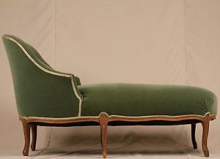   French Louis XV Antique Style Chaise Lounge Settee Loveseat Sofa
