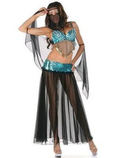 arabian harem genie belly dancer women costume 10 12 from