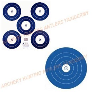   Official 2 Sided   5 SPOT INDOOR Archery Tag Paper TARGET FACE #1541