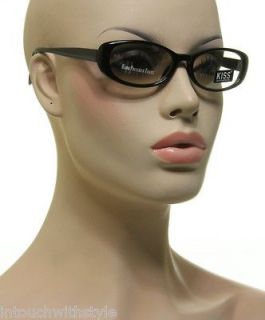   60s Geek Retro Vintage Oval Black Mirror Lens Glasses Eyeglasses