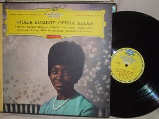 Grace Bumbry Opera Arias LP EX Ger Orig Deutsche Grammaphon SLPM 138 