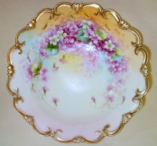 Newly listed Antique Bawo & Dotter Austria Porcelain Hand Painted Bowl 