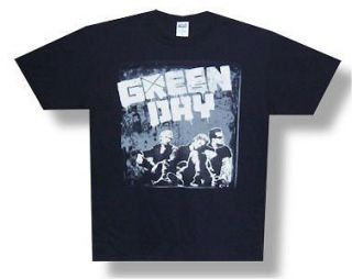 GREEN DAY   TOUR 2010 GREY WALL BLACK T SHIRT   NEW ADULT LARGE L