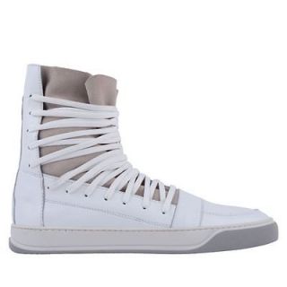 antony morato suede detail hi top trainer in white more options 