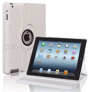 Newly listed iPad 3 360 Rotating Magnetic Leather Case Smart Cover 