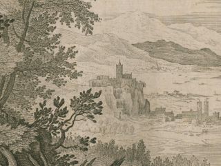 1630 The good Samaritan Landscape Joan Breughel / Published by Van 
