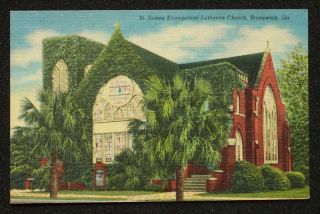 1940s St James Evangelical Lutheran Church Brunswick GA