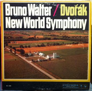 Bruno Walter Dvorak New World Symphony LP ml 5384 VG Vinyl Record 2 