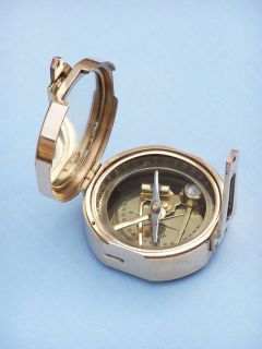 Brass Bruton Compass 4 Nautical Compasses