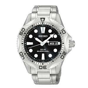 Seiko Gents Solar Sports Divers 200 Meters Water Resistant Watch 