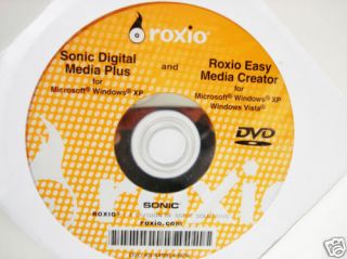    Sonic Digital Media Plus Easy Media Creator CD DVD Burning Software