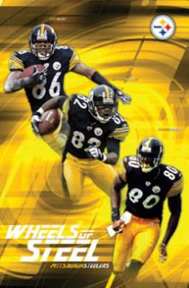 Pittsburgh Steelers Vintage 2003 Poster Hines Ward
