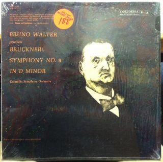 SEALED 6 Eye Mono DG 1960 Bruno Walter Bruckner Symphony No 9 LP ml 