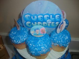 Bubble Guppies Cupcake Cake Picks Birthday Decorations
