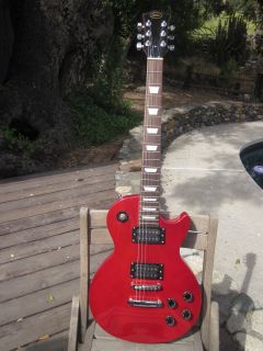  Bestler Cherry Red Set Neck LP Electric Guitar