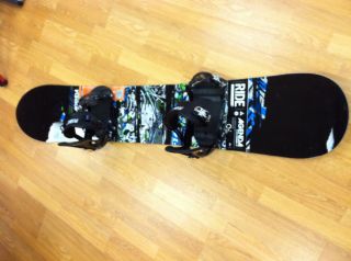 New Ride Agenda Snowboard 156 cm Complete with EX Bindings Great Price 