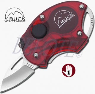 Buck Knives Metro LED Knife Red 420J2 3 5 758RDSSP New