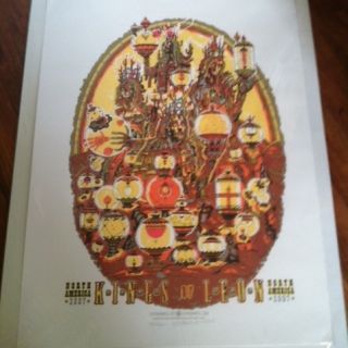 Kings of Leon Concert Poster by Guy Burwell Numbered Print