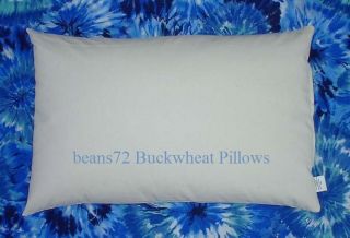 Organic Buckwheat Pillow   King Size 20 x 36