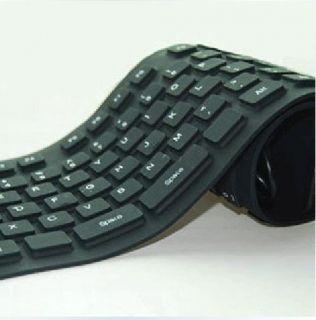   Portable Waterproof Roll Up Silicone Keyboard for Tablets/eReaders bry