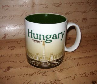 STARBUCKS COFFEE HUNGARY BUDAPEST CITY MUG NEW 16fl oz 473ml LIMITED 