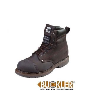 buckler steel toe caps goodyear welted lace up boots